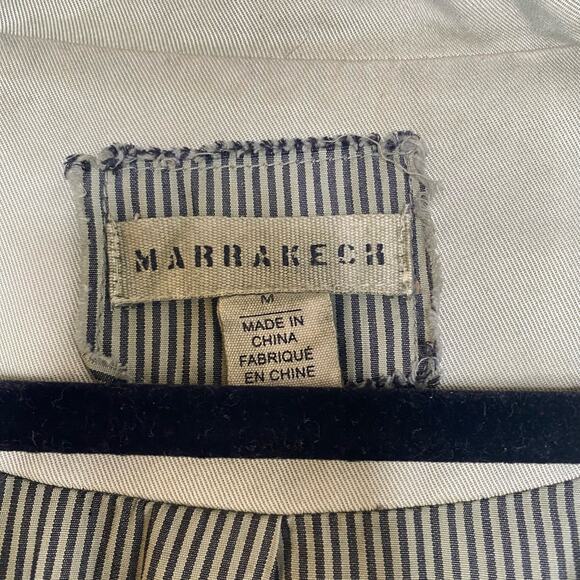 Marrakech Anthropologie Utility Jacket Geneva Military Green Medium - Picture 5 of 14